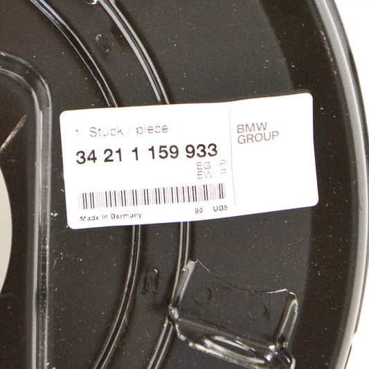 NEW BMW 5 E28 1.8I REAR BRAKE DISC PROTECTION PLATE LEFT 34211159933 ORIGINAL