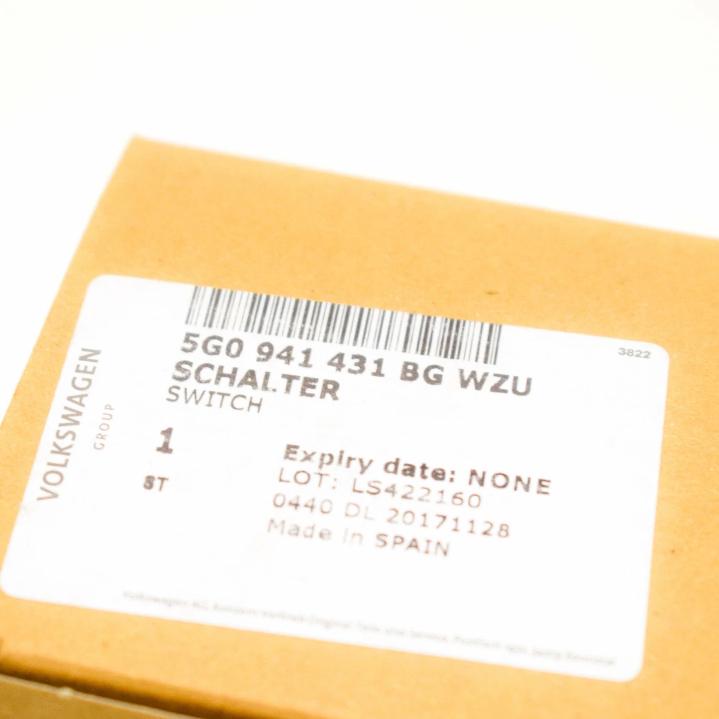 NEW VOLKSWAGEN GOLF MK7 HEADLIGHT SWITCH 5G0941431BGWZU