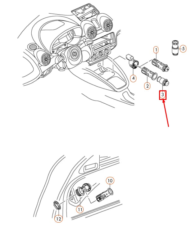 NEW AUDI A1 8X FRONT POWER OUTLET COVER 7L6919311 ORIGINAL