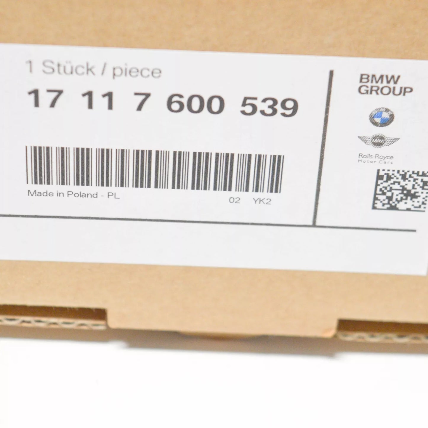 NEW BMW 1 F20 RADIATOR MODULE MOUNTING 17117600539 7600539 ORIGINAL