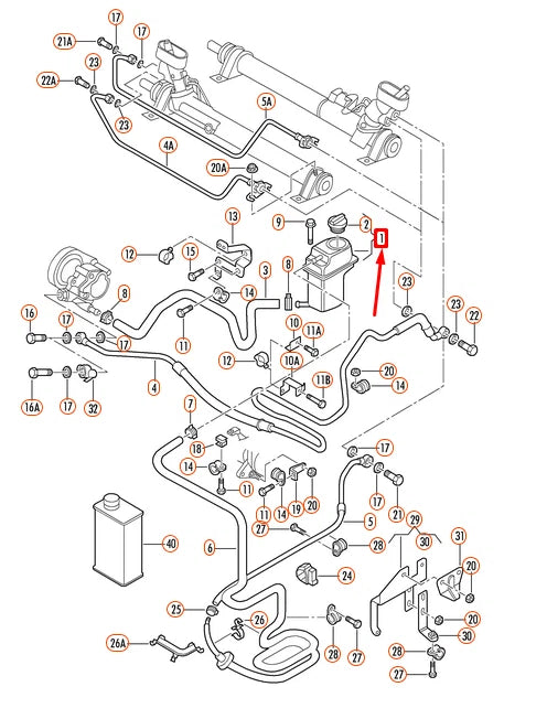 NEW VW BEETLE CONVERTIBLE 1C1 1C9 1Y7 9C1 9G1 OIL CONTAINER 1C0422371E