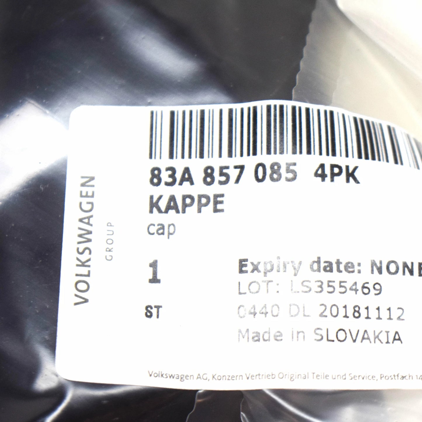 NEW AUDI Q3 F3 FRONT INSTRUMENT DASH PANEL LEFT SIDE CAP 83A8570854PK