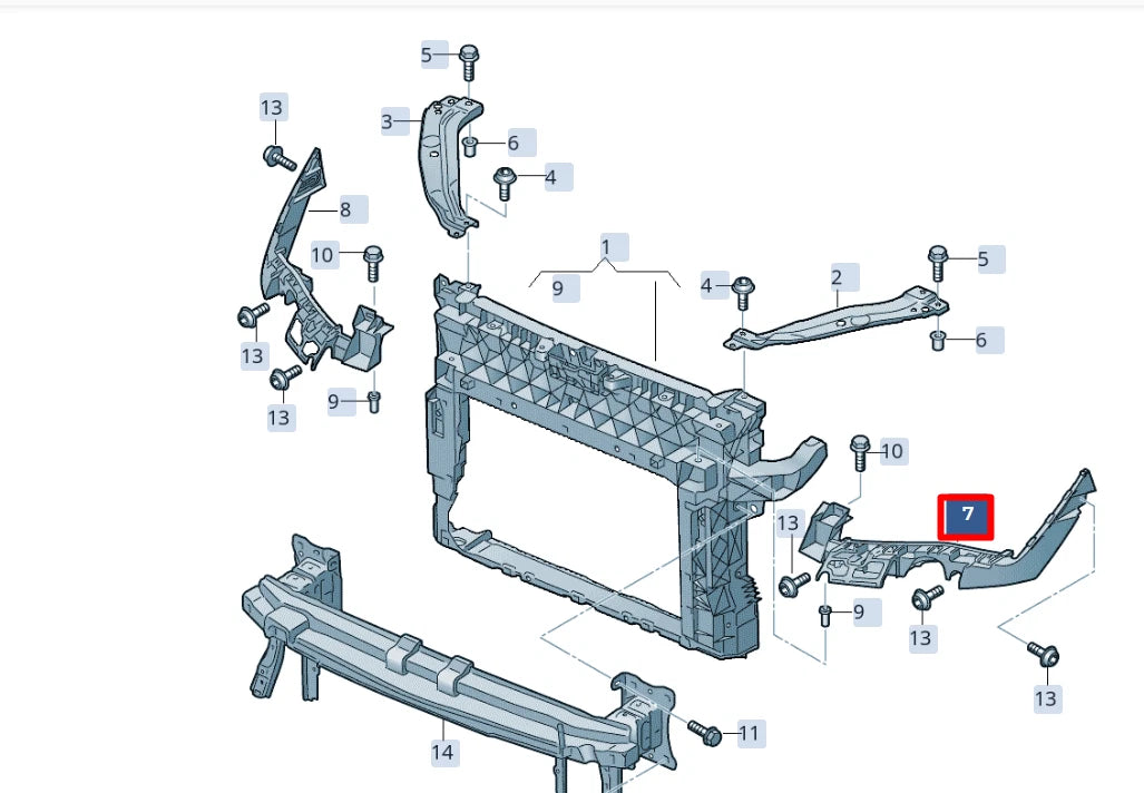 NEW SEAT ATECA KH7 LEFT SLAM PANEL GUIDE PIECE 575807889 ORIGINAL