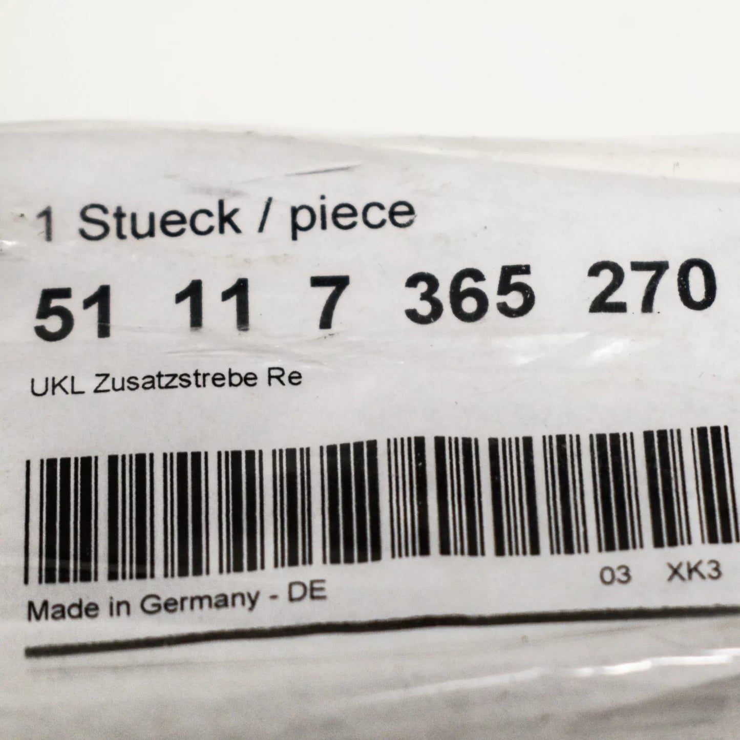 NEW BMW 2 F45 FRONT BUMPER RIGHT ROD 51117365270 7365270 2015 ORIGINAL