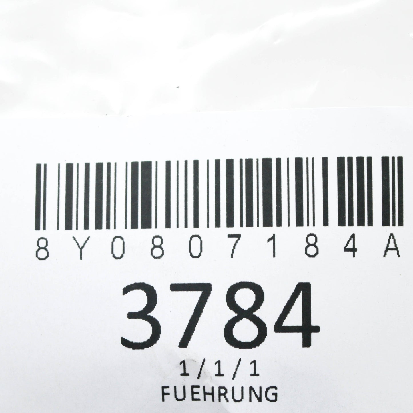 NEW AUDI A3 LIMOUSINE 8Y FRONT RIGHT CARRIER GUIDE 8Y0807184A ORIGINAL