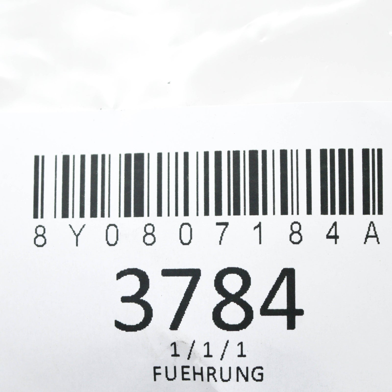 NEW AUDI A3 LIMOUSINE 8Y FRONT RIGHT CARRIER GUIDE 8Y0807184A ORIGINAL