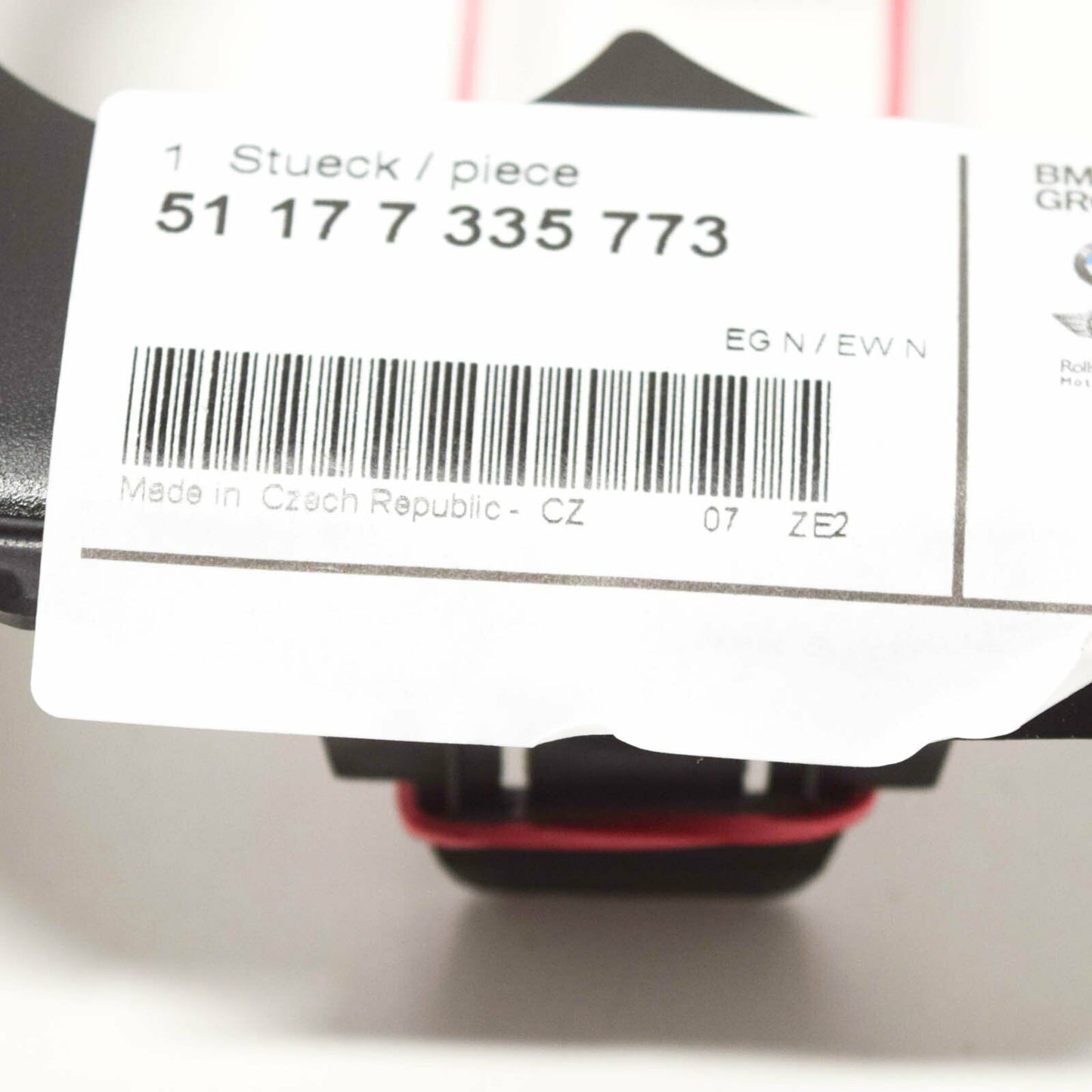 new bmw i3 i01 charging socket trim cover 51177335773 original