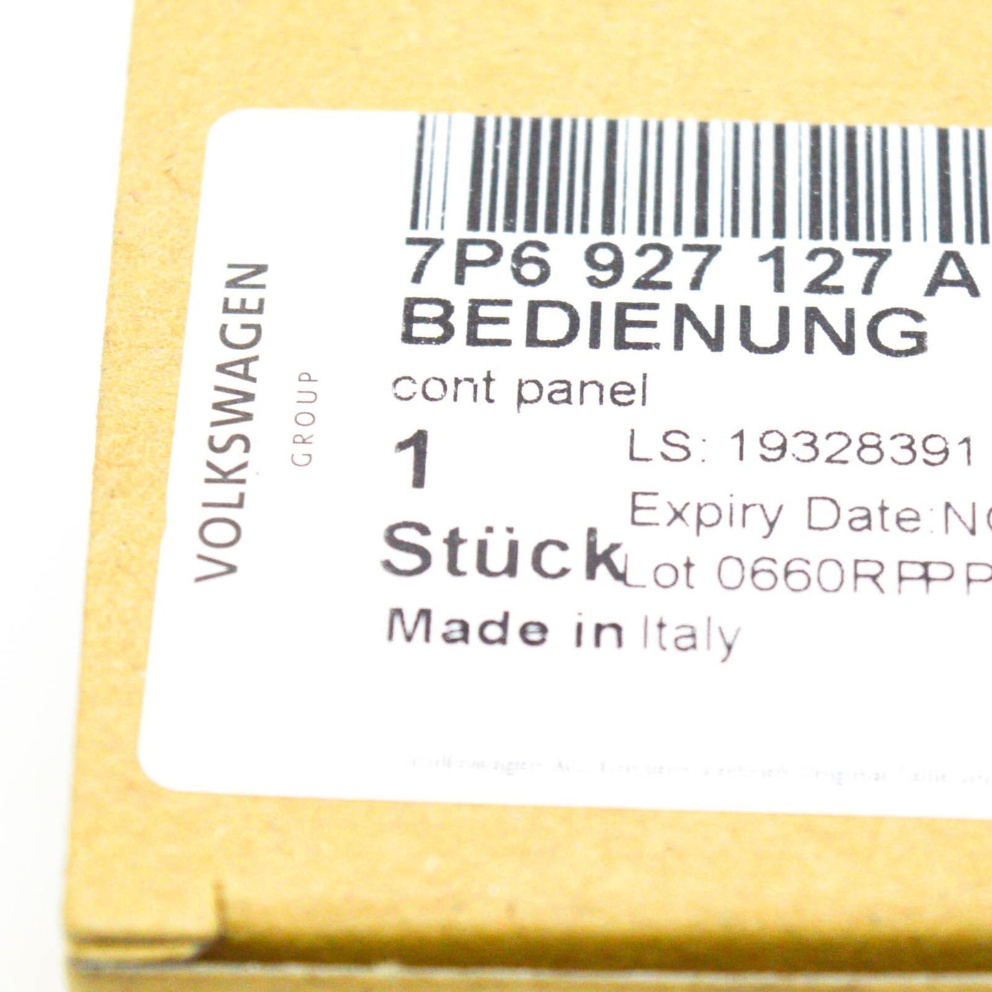 NEW VOLKSWAGEN TOUAREG 7P MULTIPLE LEVEL SWITCH 7P6927127A ORIGINAL