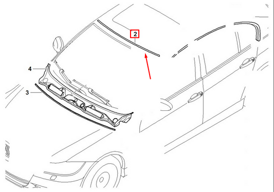 new bmw 3 e90 front windshield top cover 51317061967 7061967 original