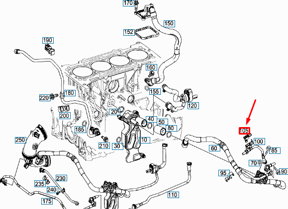 NEW MERCEDES-BENZ ML W166 PRESSURE SENSOR A0009055002 ORIGINAL
