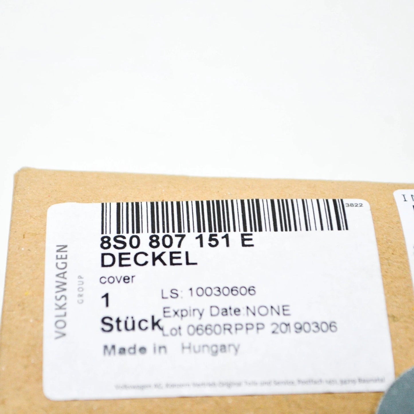 NEW AUDI TT ROADSTER FV 8S MK3 FRONT LEFT GRILLE MOLDING 8S0807151E ORIGINAL