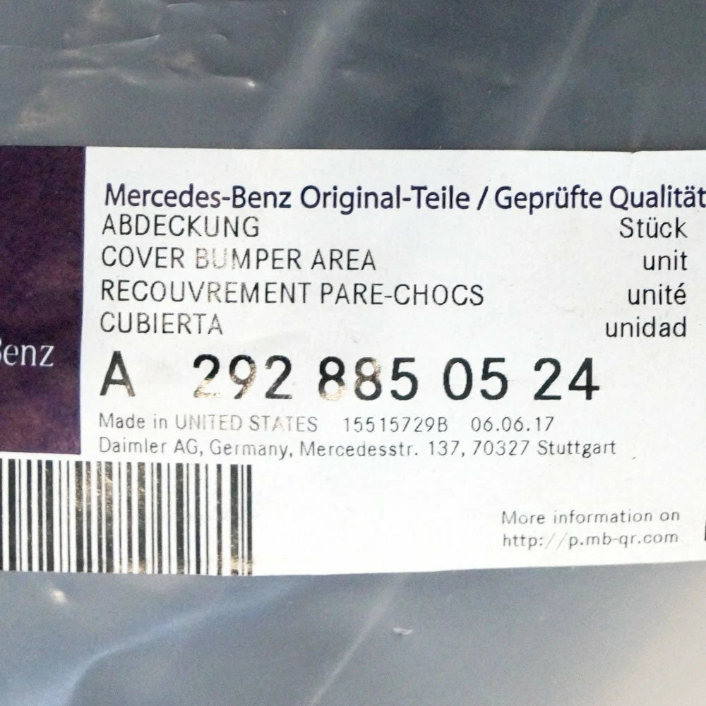 NEW MB GLE C292 AMG FRONT RIGHT BUMPER BRACKET A2928850524 2016 ORIGINAL