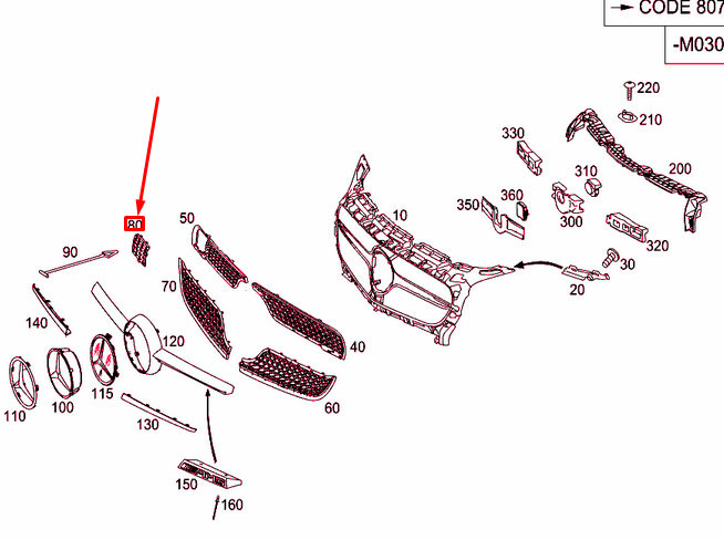 NEW MERCEDES-BENZ AMG GT C190 FRONT BUMPER TOWING EYE COVER A1908850323 ORIGINAL