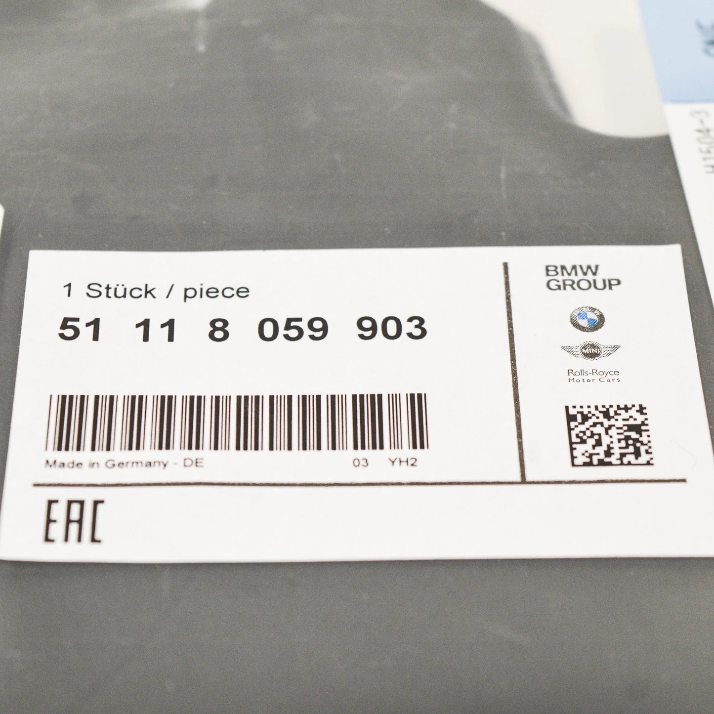 NEW BMW X1 F48 FRONT M SPORT BUMPER LEFT COVER 51118059903 8059903 2015 ORIGINAL