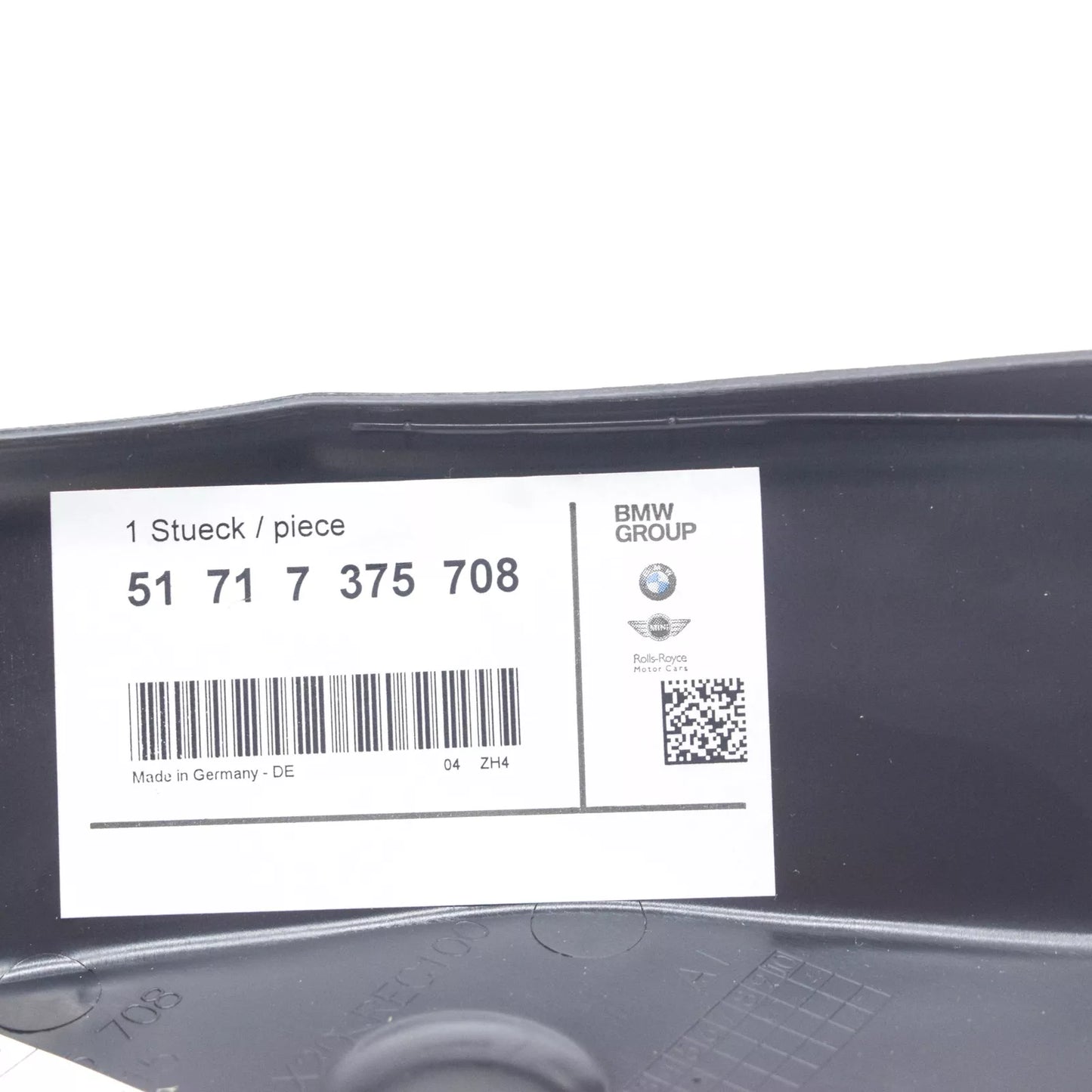 NEW BMW I8 I12 FRONT RIGHT TOP WHEEL ARCH SUPPORT COVER 51717375708 ORIGINAL