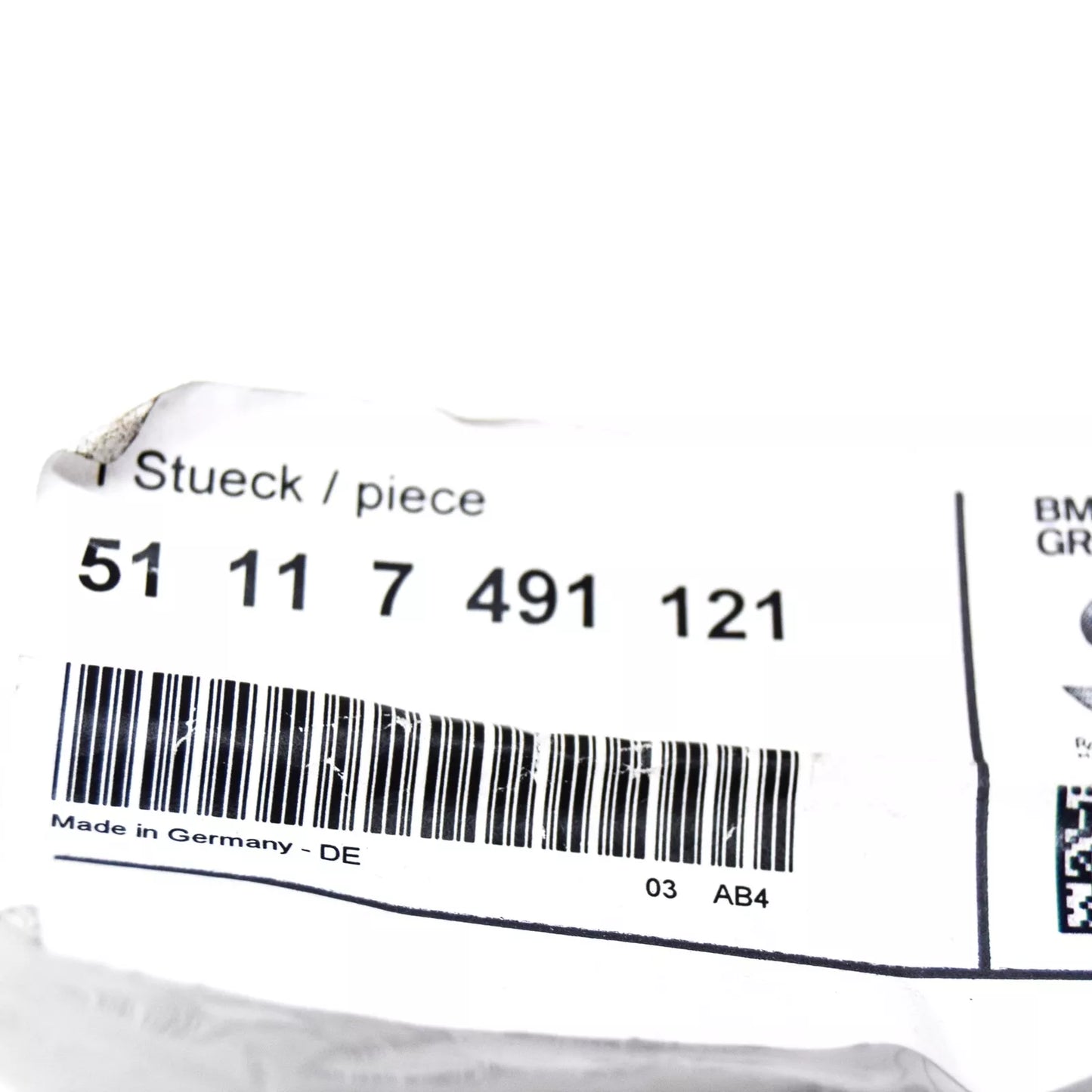 NEW BMW I3 I01 FRONT LEFT BUMPER MOLDING TRIM 7491121 51117491121 ORIGINAL