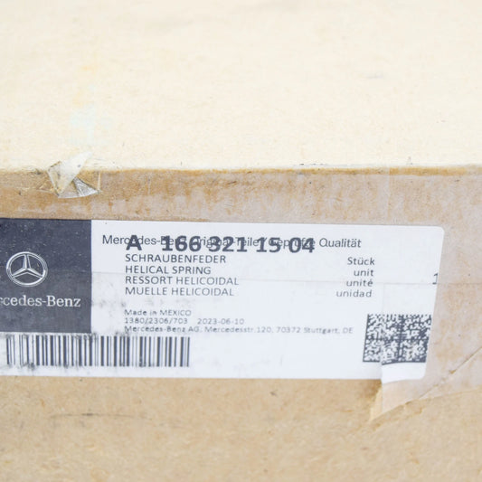 NEW MERCEDES-BENZ GLE W166 FRONT COIL SPRING A1663211504 ORIGINAL
