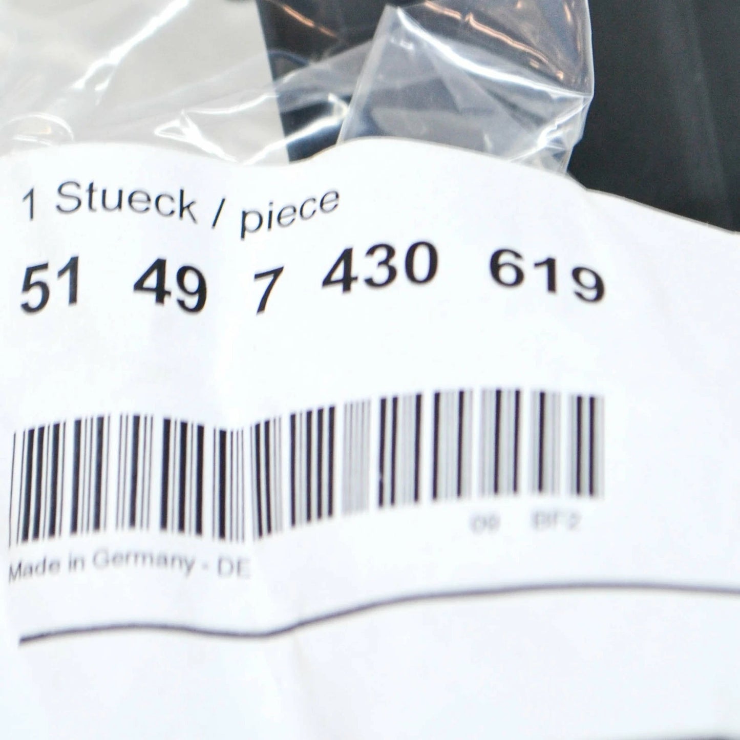 NEW BMW 3 G20 REAR TRUNK BOOTLID LEFT DRIP TRIM RAIL 51497430619 ORIGINAL