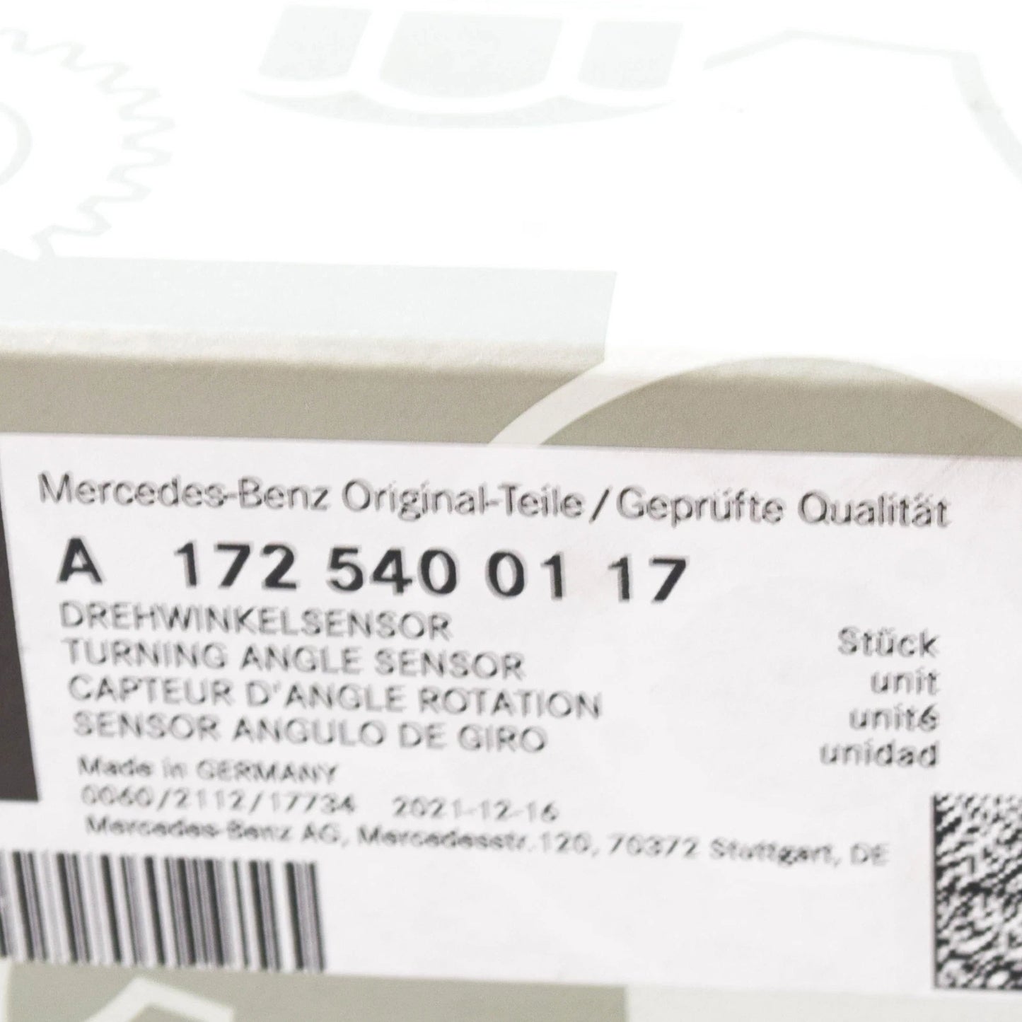 NEW MERCEDES-BENZ SLC R172 FRONT LEFT LEVEL SENSOR A1725400117 ORIGINAL