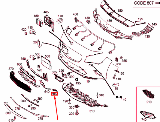 new mercedes-benz cla c117 front bumper right bracket a1768857600 original