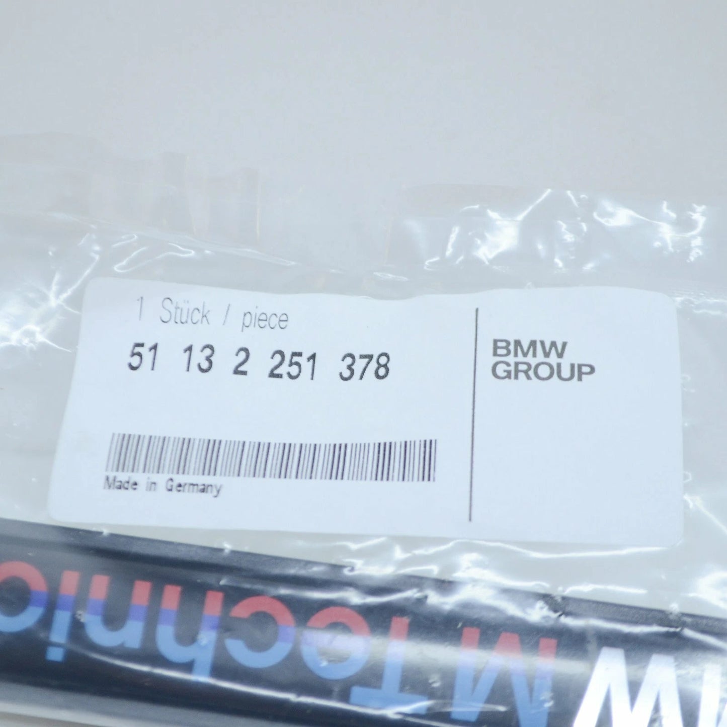 NEW BMW E36 CABRIO M TECHNIC DOOR MOULDING EMBLEM BADGE 2251378 51132251378