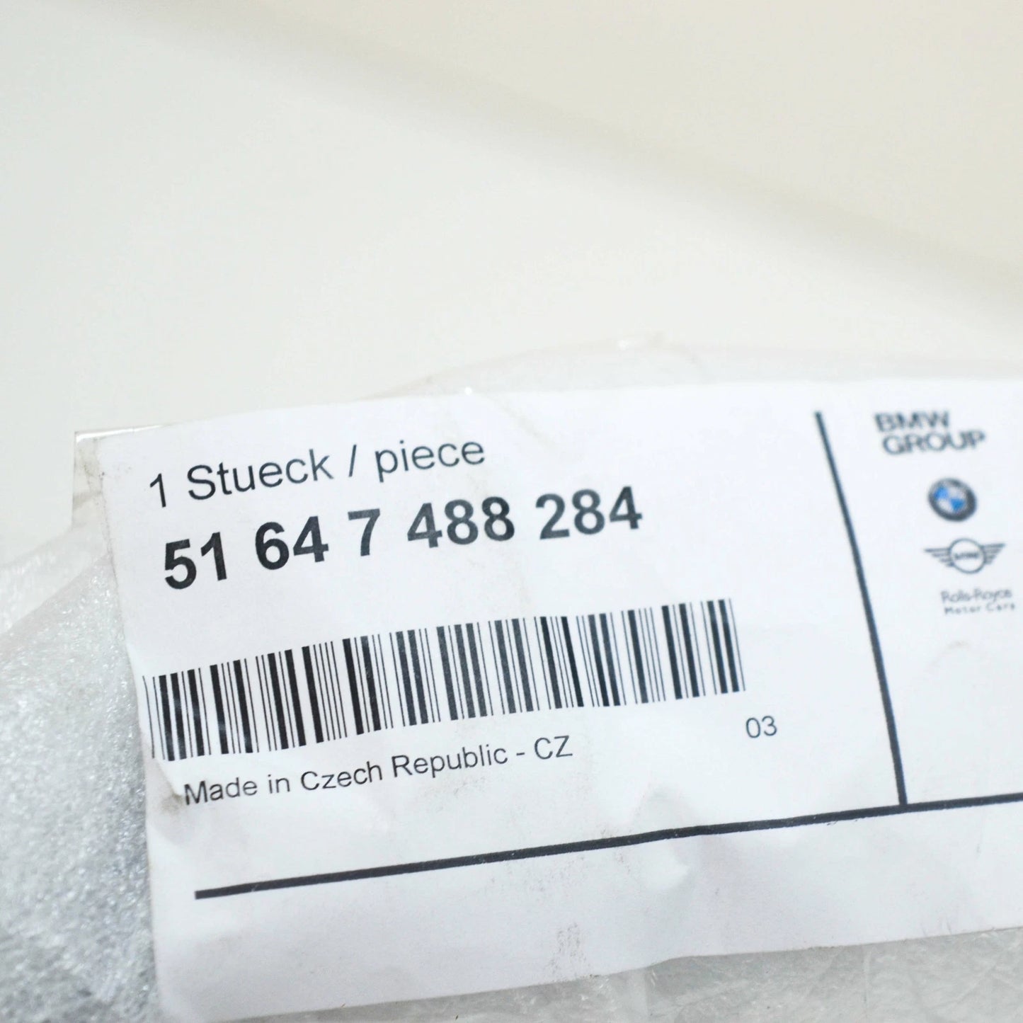 NEW BMW 1 F40 RADIATOR SUPPORT TIE BAR V-BRACE 51647488284 ORIGINAL