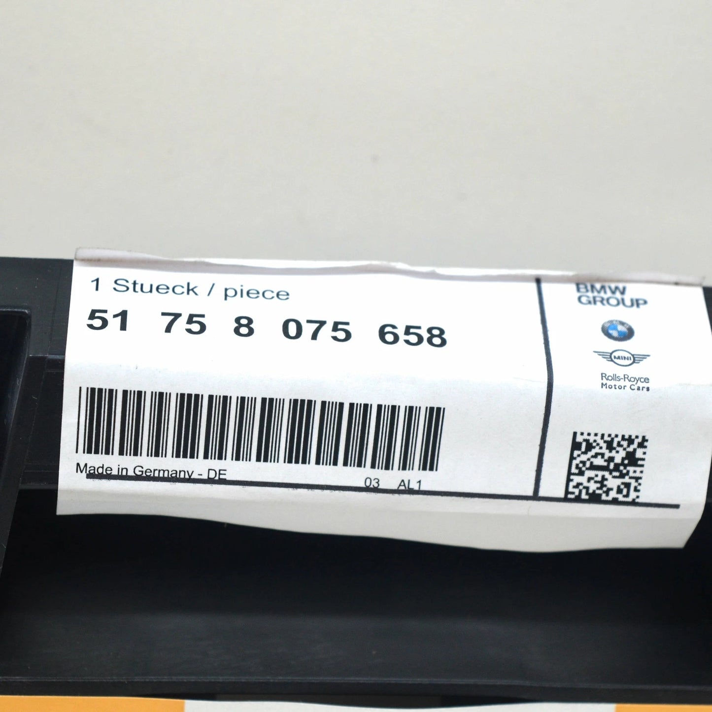 NEW BMW 3 G20 M FRONT BUMPER COVER UNDERHOOD ADAPTER SHIELD 51758075658 ORIGINAL