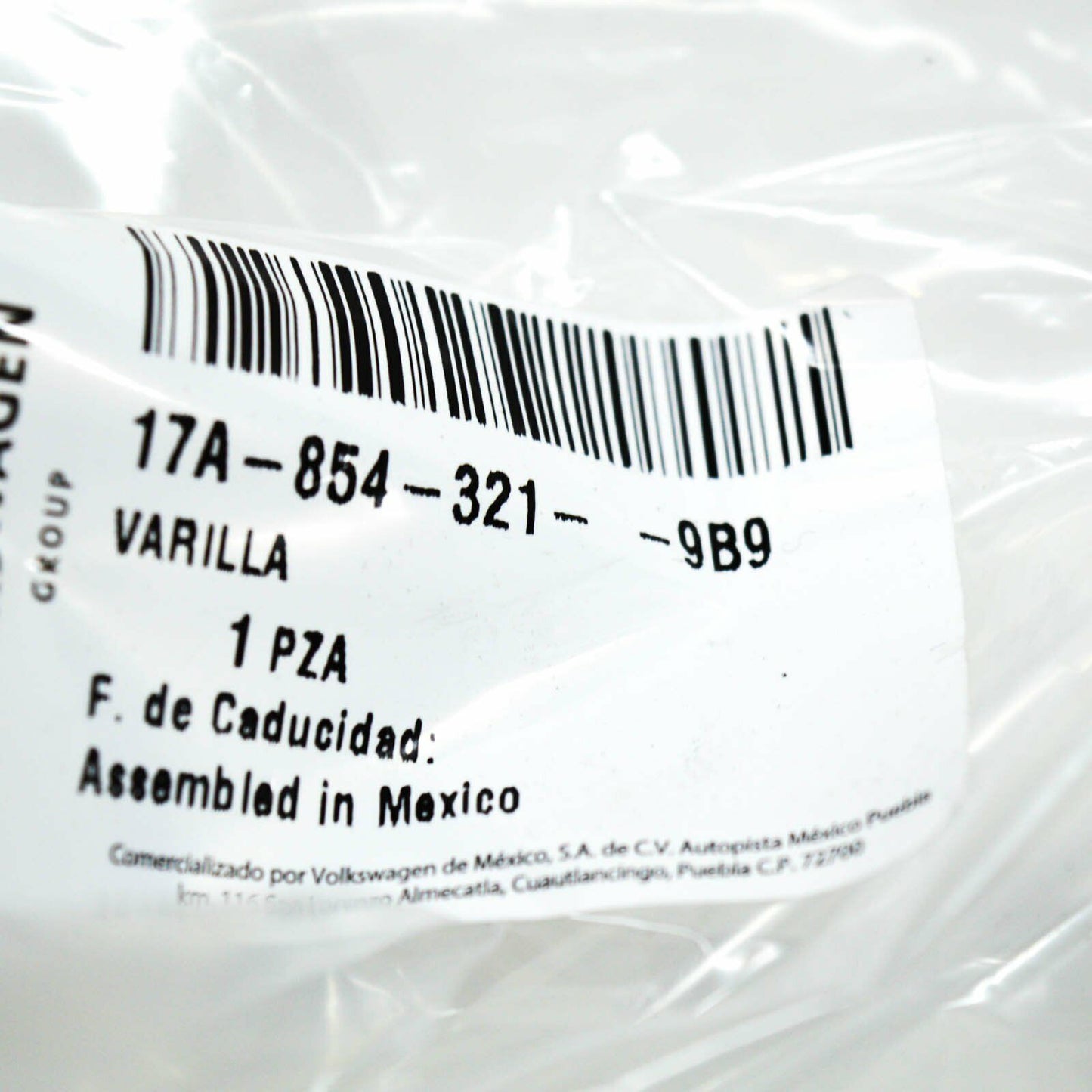 NEW VOLKSWAGEN JETTA MK7 A7 FRONT BUMPER LEFT SIDE TRIM 17A8543219B9 ORIGINAL