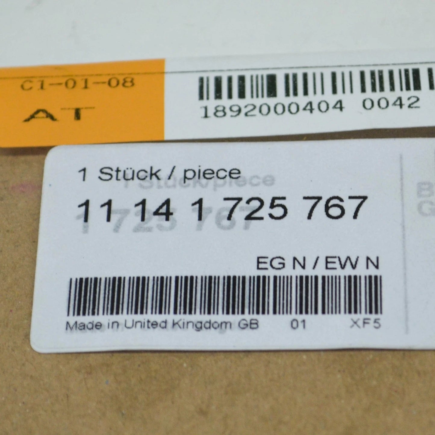 NEW BMW 7 E38 ENGINE TIMING COVER GASKET LEFT ZYL.1-6 11141725767 ORIGINAL