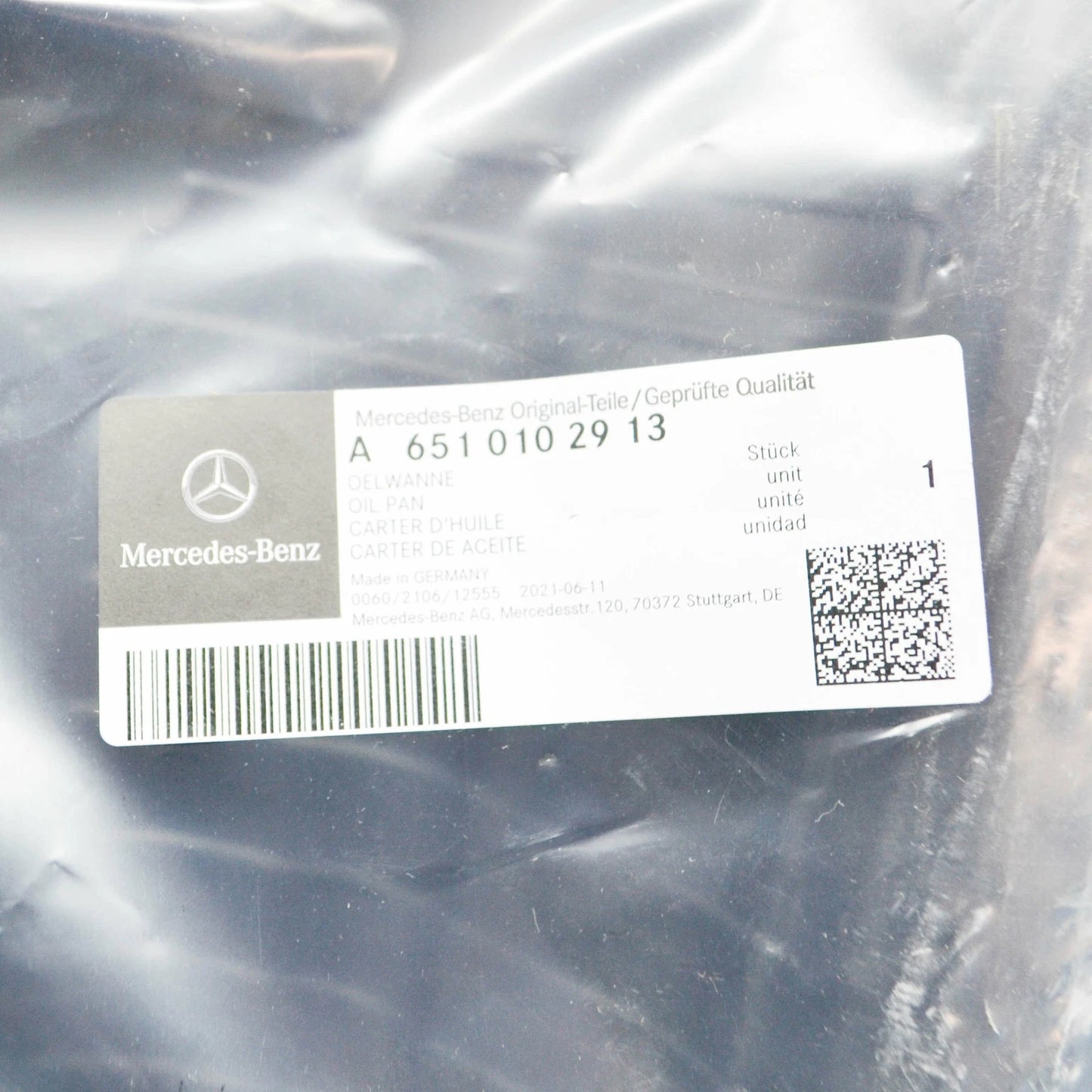 NEW MERCEDES-BENZ E-CLASS W212 OIL SUMP PAN A6510102913 2.1 DIESEL
