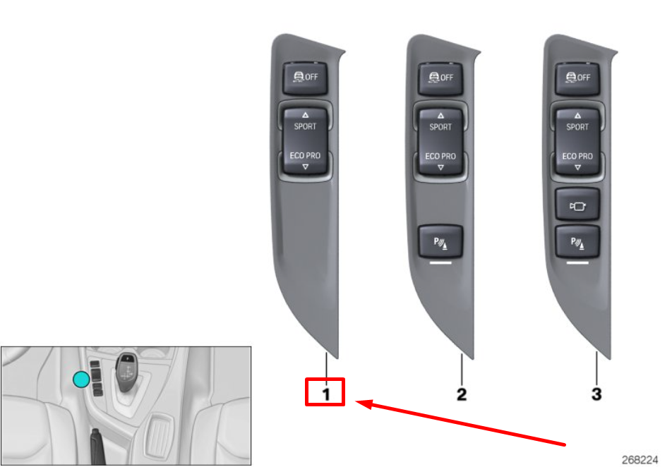 new bmw 2 cabrio f23 centre console operating unit 61319391705 9391705 original