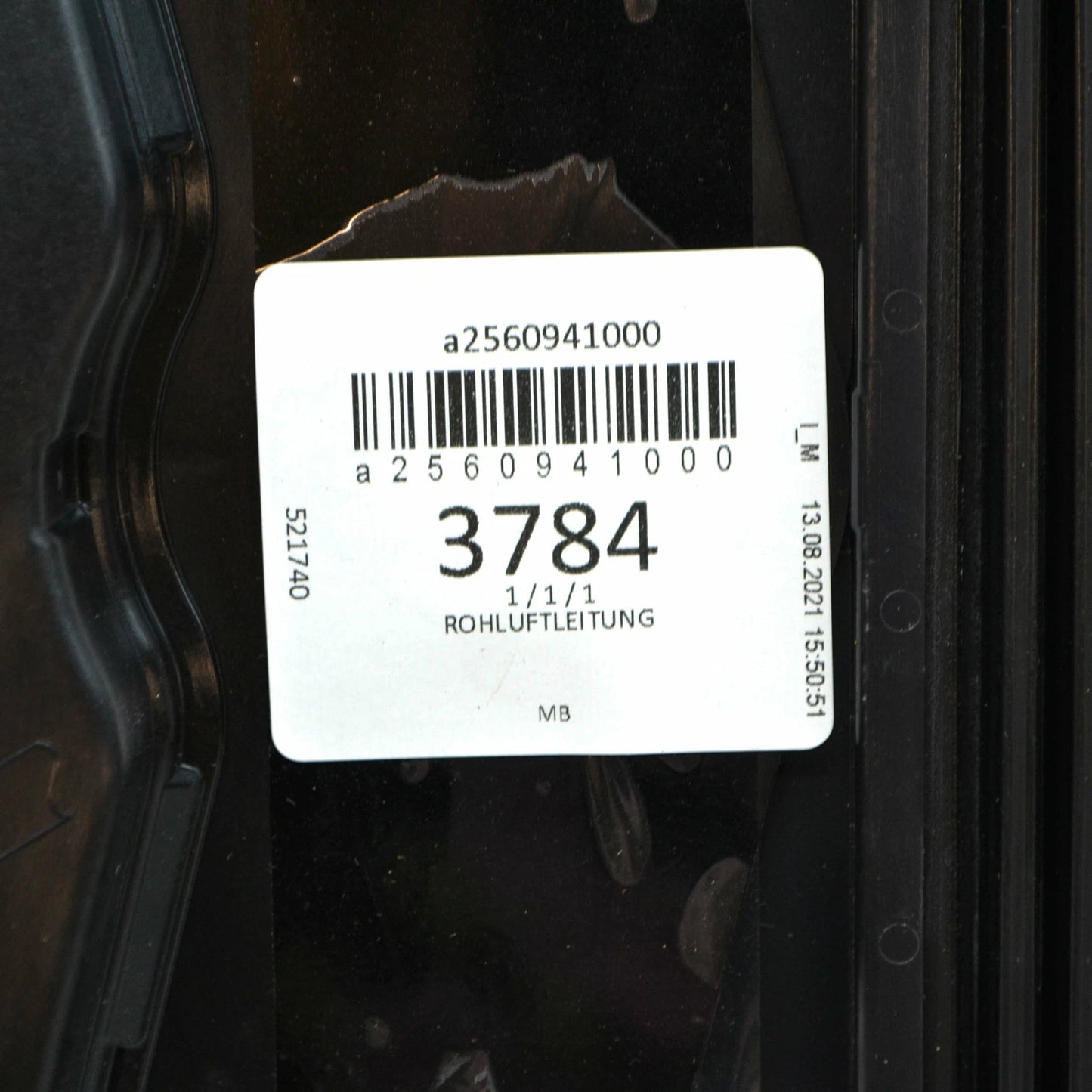 NEW MERCEDES-BENZ GLS X166 FRONT ENGINE AIR INTAKE HOSE A2560941000 ORIGINAL