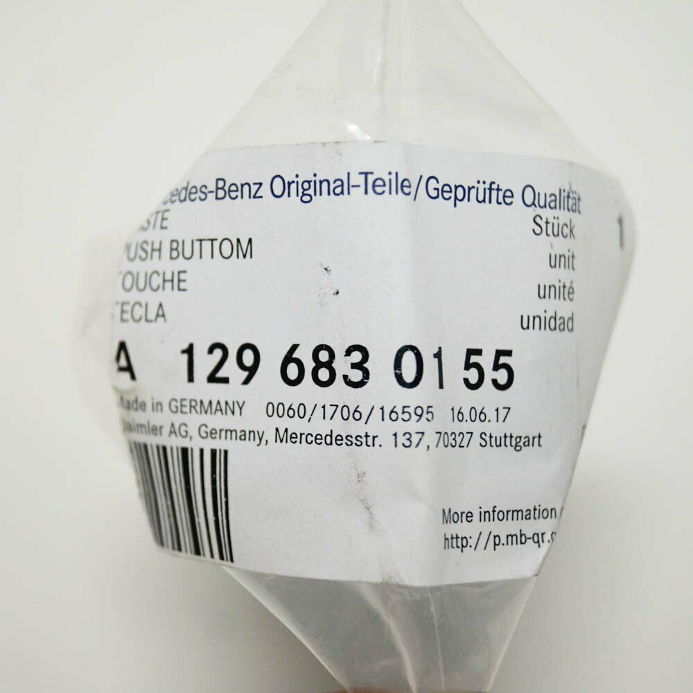 NEW MERCEDES-BENZ SL R129 ARMREST LID LATCH BUTTON A1296830155 ORIGINAL