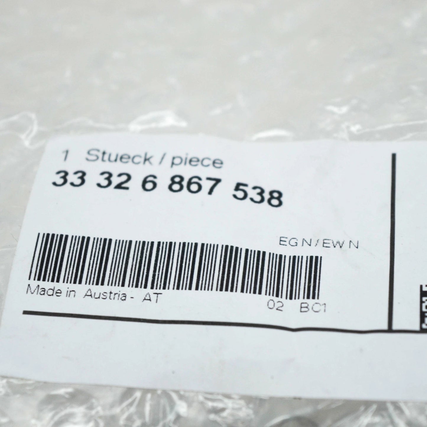 NEW BMW 5 G30 REAR RIGHT WISHBONE CONTROL ARM 33326867538 ORIGINAL