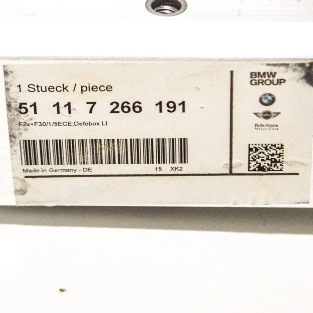NEW BMW 3 F30 FRONT BUMPER CRASH BAR LEFT CARRIER 51117266191 2015 ORIGINAL