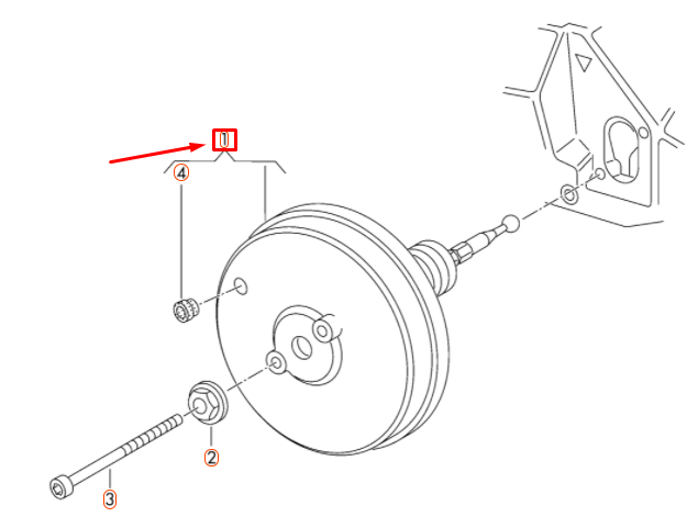 new audi a4 b8 brake booster servo 8k0612107b original