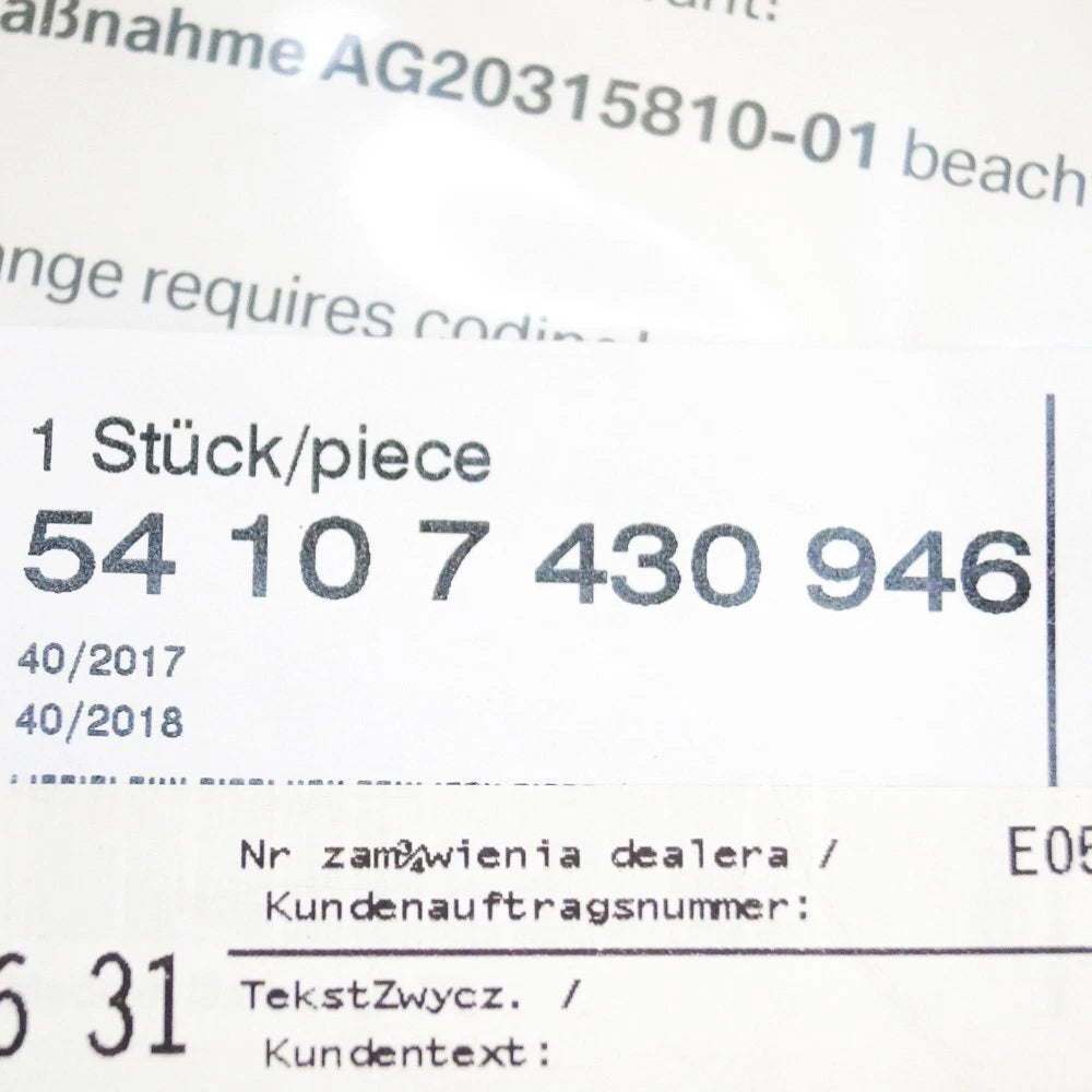 NEW BMW 3 F31 SUNROOF SURROUND RUBBER SEAL 54107430946 ORIGINAL