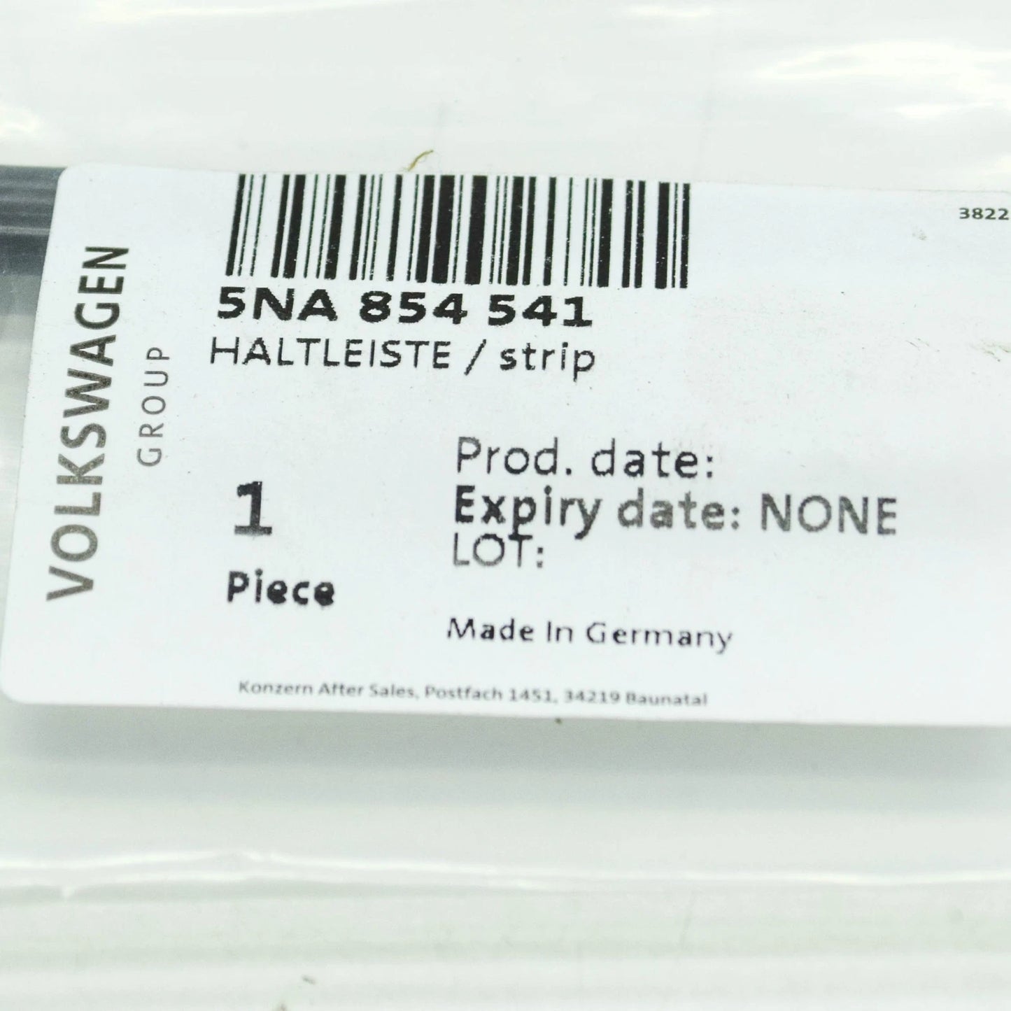 NEW VOLKSWAGEN TIGUAN AD MK2 LEFT WINDSHIELD RETAINING STRIP 5NA854541 ORIGINAL