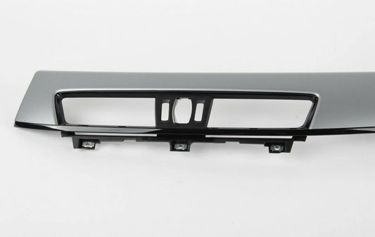 NEW BMW X1 F48 GLOSSY BLACK SILVER FRONT TRIM PANEL LHD 51459347739 ORIGINAL