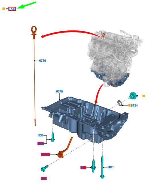 new ford mondeo mk5 oil pan drain plug 2505995 ej7e-6730-ba original