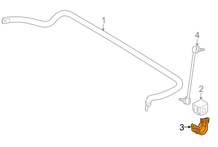 NEW BMW X5 E53 FRONT STABILISER BRACKET SUPPORT 31351096691 ORIGINAL