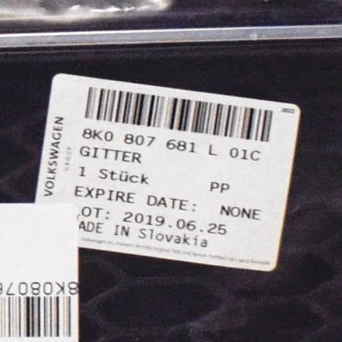 NEW AUDI A4 AVANT FRONT LEFT LOWER GRILL 8K0807681L01C