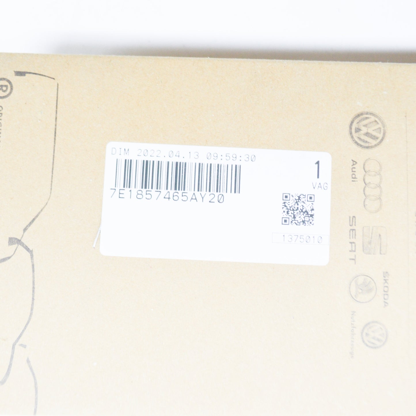 NEW VOLKSWAGEN TRANSPORTER T6 SPECTACLES HOLDER 7E1857465AY20 ORIGINAL