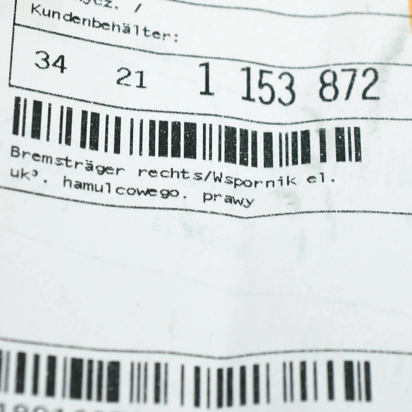 NEW BMW 3 E30 REAR LEFT A RIGHT DRUM CALIPER CARRIER PLATES 34211153871 ORIGINAL