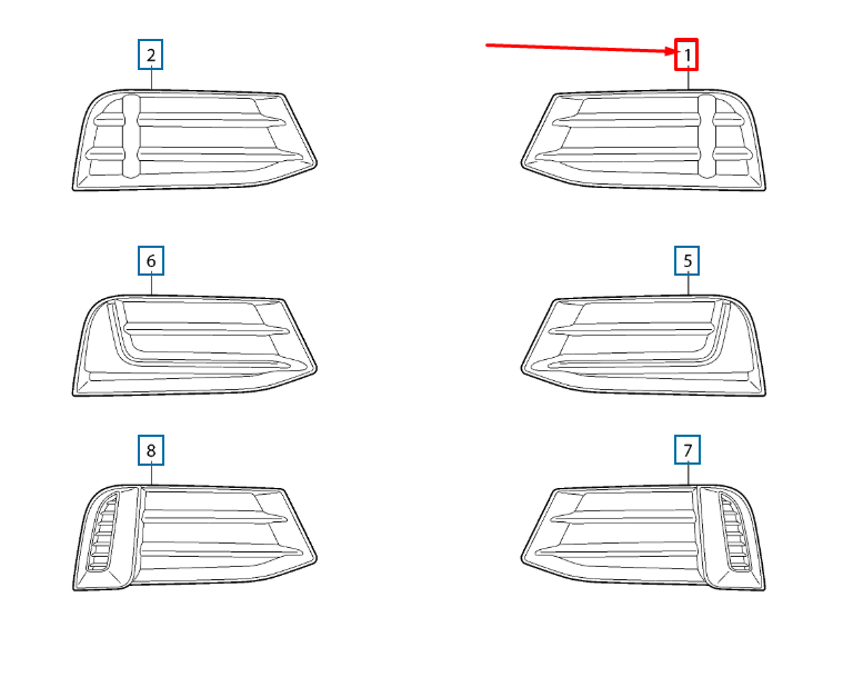 NEW AUDI A3 8V FRONT BUMPER LEFT AIR GUIDE GRILLE 8V5807681AA9B9 ORIGINAL