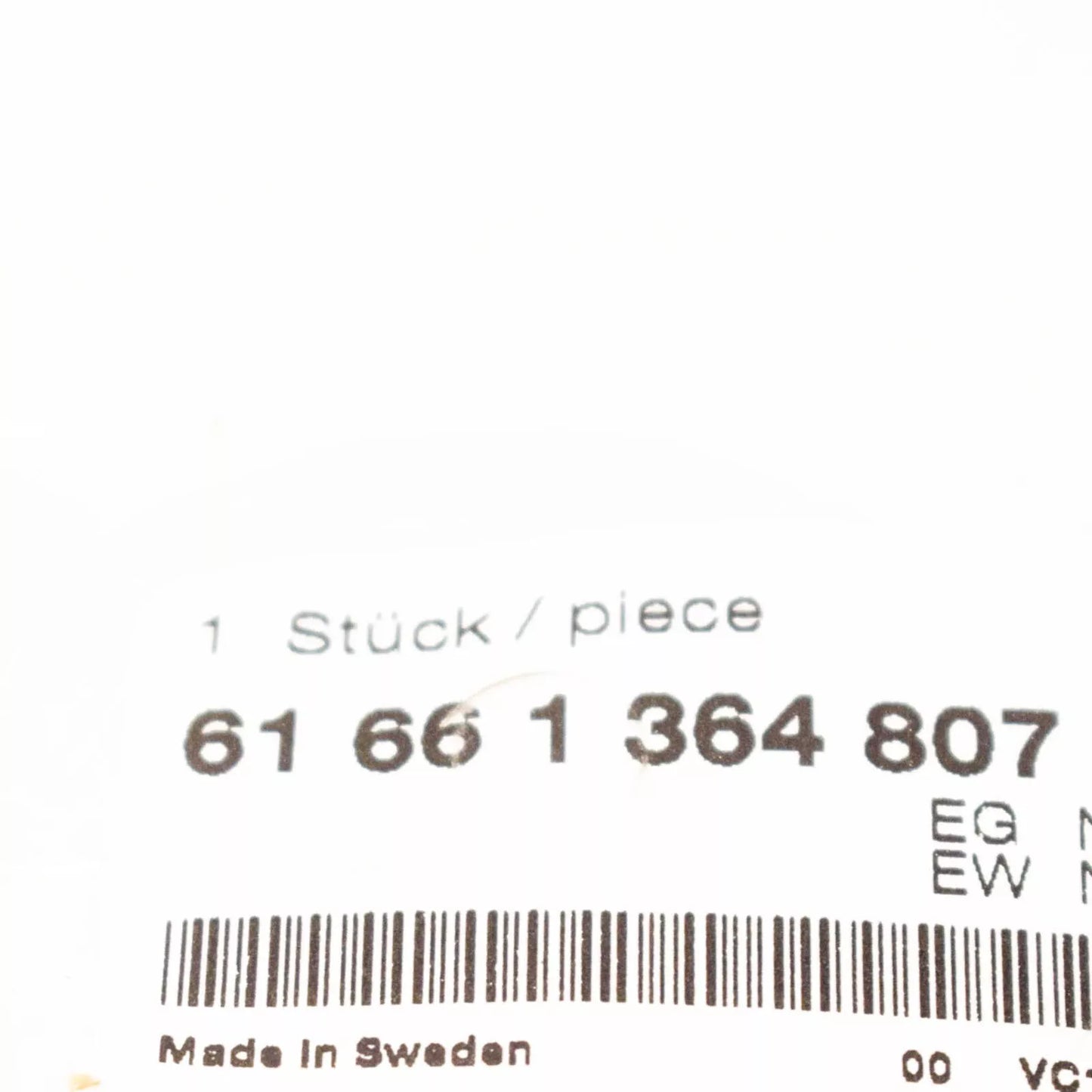 NEW BMW Z4 E85 WASHER FLUID TANK CAP 61661364807 1364807 ORIGINAL