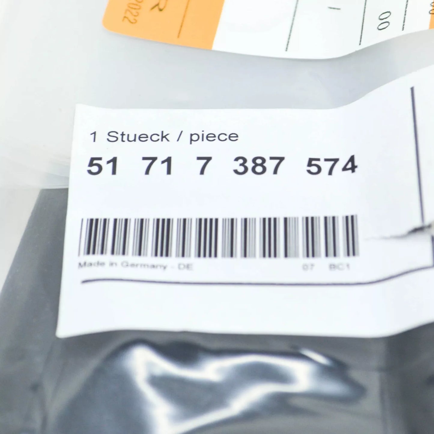 NEW BMW I8 I12 RIGHT APRON COVER TRIM 51717387574 ORIGINAL