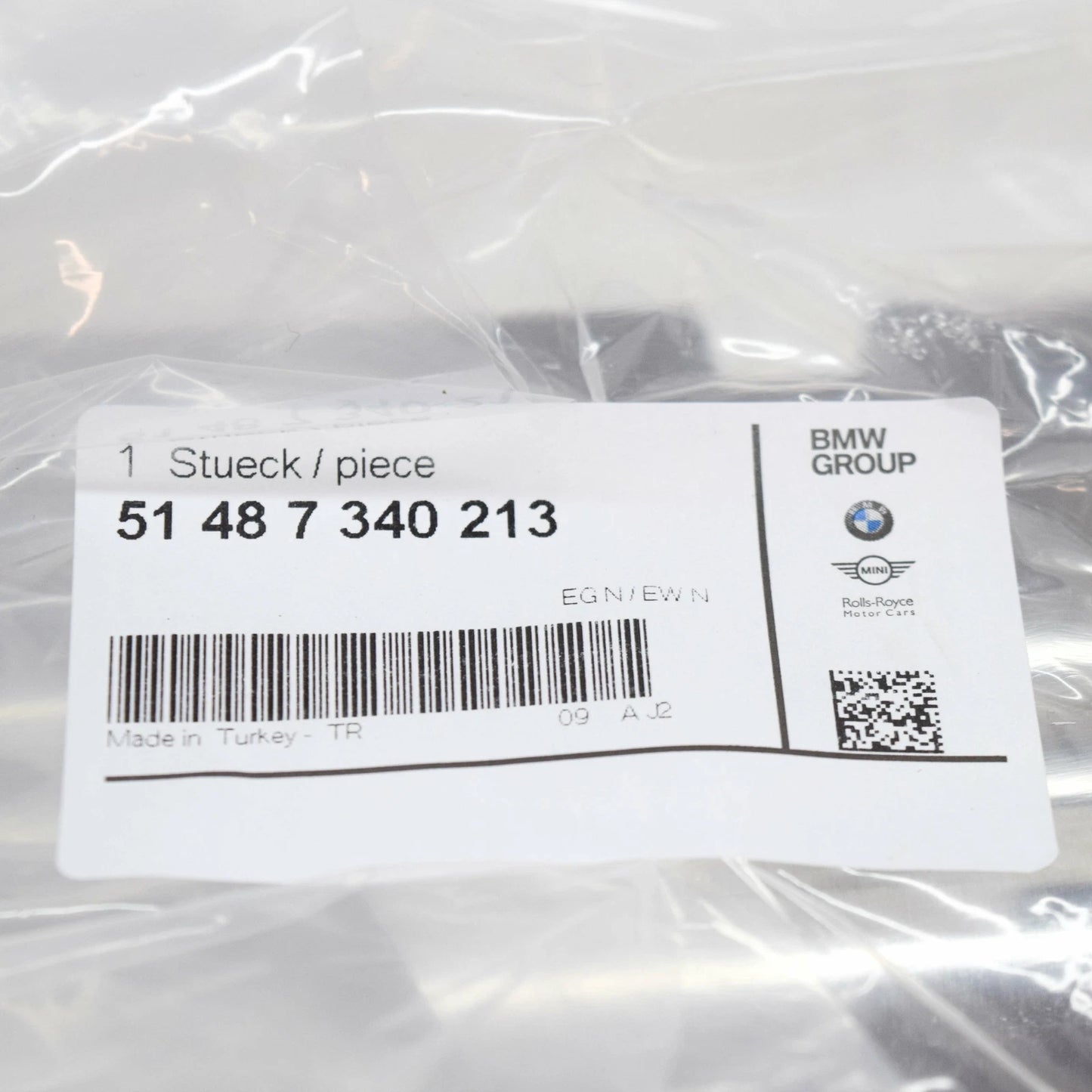 NEW BMW 5 G30 FRONT LEFT INNER CENTER FLOOR PAN HEAT SHIELD 51487340213 ORIGINAL