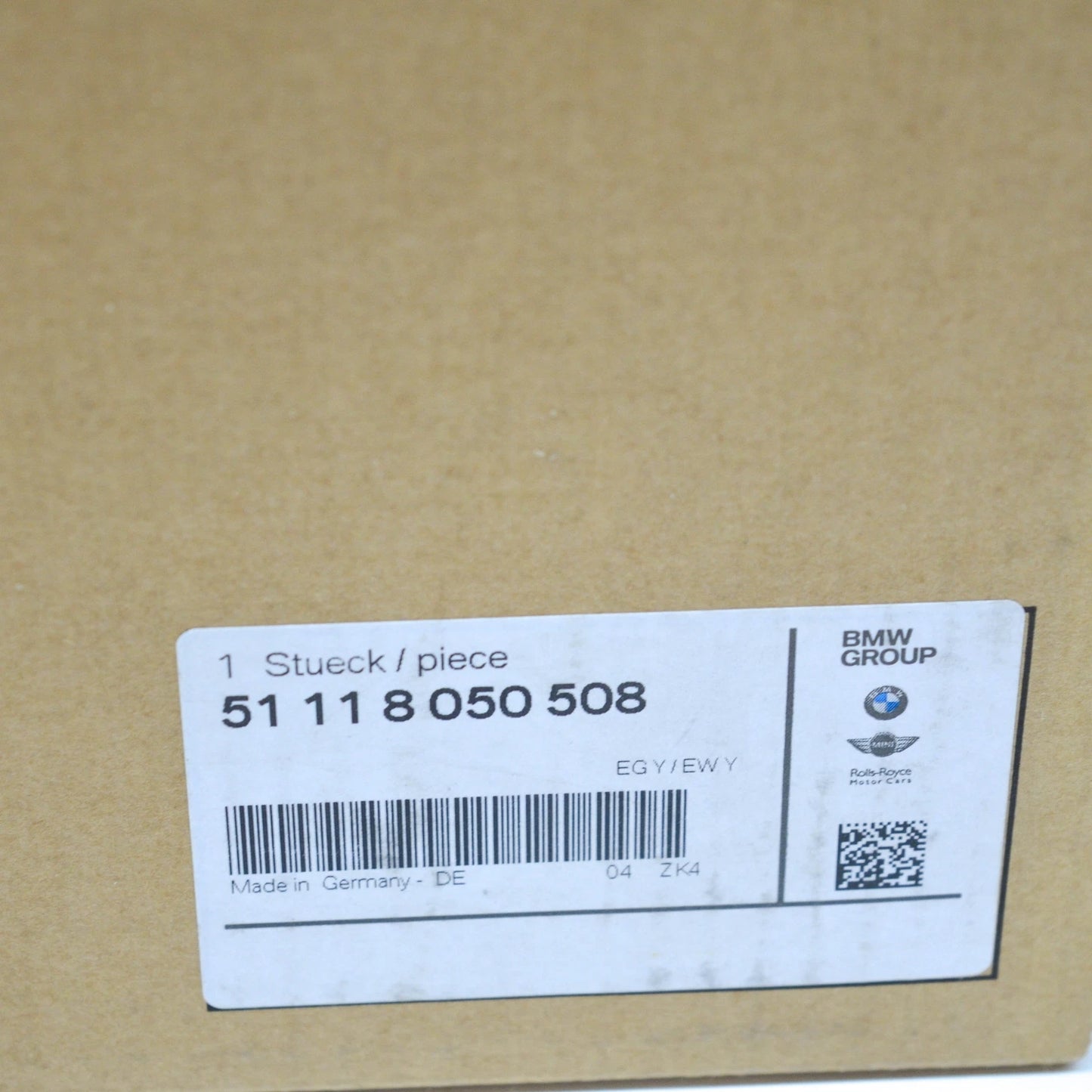 NEW BMW M6 CABRIO F12 FRONT BUMPER TOP ABSORBER FOAM 51118050508 ORIGINAL