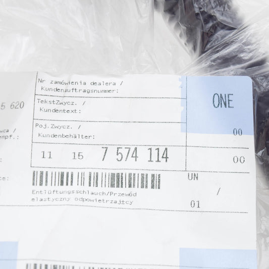 NEW BMW E71 F01 F02 SAC SEDAN INTAKE MANIFOLD VENT HOSE 7574114 11157574114